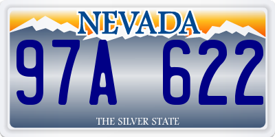 NV license plate 97A622