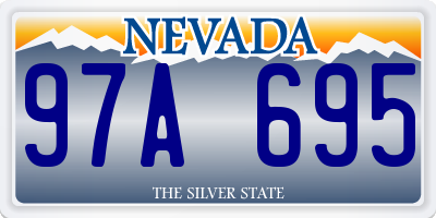NV license plate 97A695