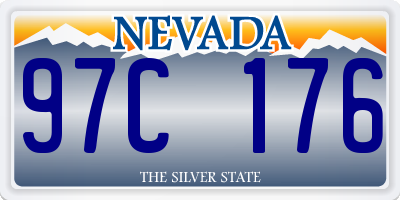 NV license plate 97C176