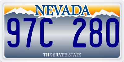 NV license plate 97C280