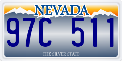 NV license plate 97C511