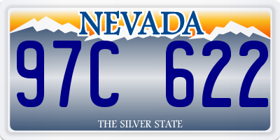 NV license plate 97C622