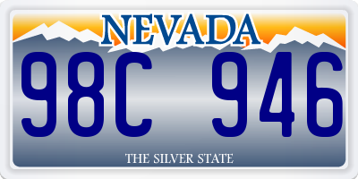 NV license plate 98C946