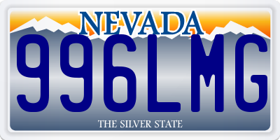 NV license plate 996LMG