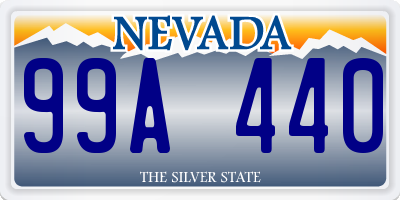 NV license plate 99A440