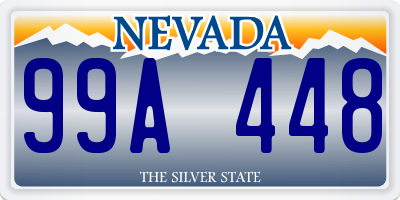 NV license plate 99A448