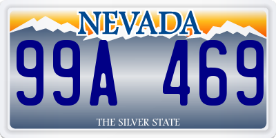 NV license plate 99A469