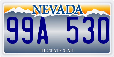 NV license plate 99A530