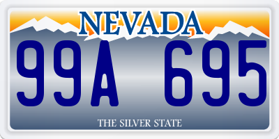 NV license plate 99A695