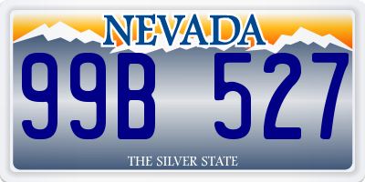 NV license plate 99B527
