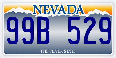 NV license plate 99B529