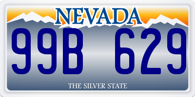 NV license plate 99B629