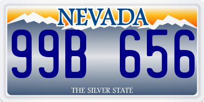 NV license plate 99B656