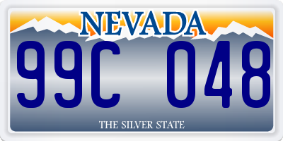 NV license plate 99C048