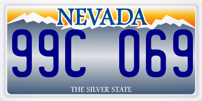 NV license plate 99C069