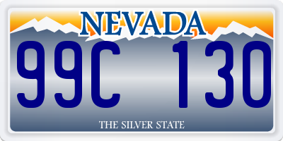 NV license plate 99C130