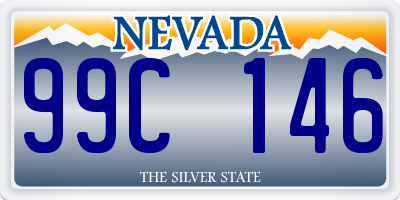 NV license plate 99C146