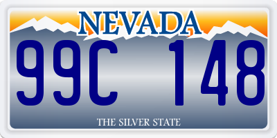 NV license plate 99C148