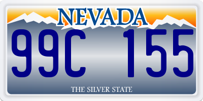 NV license plate 99C155