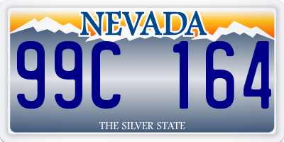 NV license plate 99C164