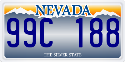 NV license plate 99C188