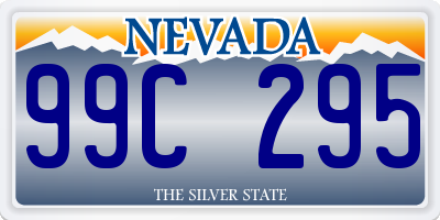 NV license plate 99C295