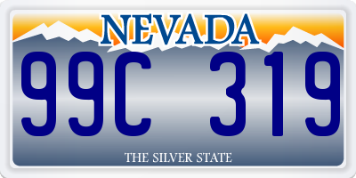 NV license plate 99C319