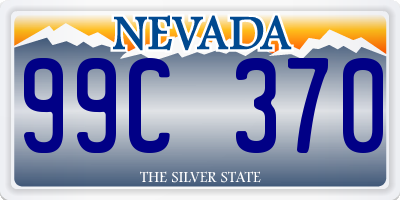 NV license plate 99C370