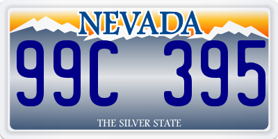 NV license plate 99C395