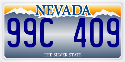 NV license plate 99C409