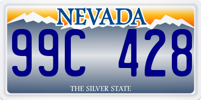 NV license plate 99C428