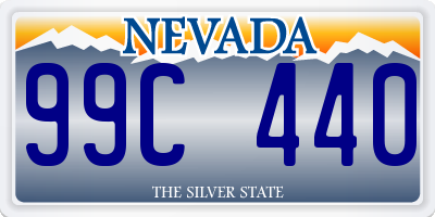 NV license plate 99C440