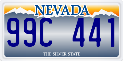 NV license plate 99C441