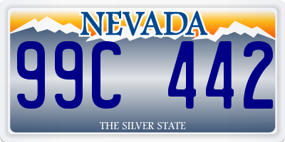 NV license plate 99C442