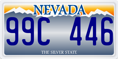 NV license plate 99C446