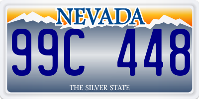 NV license plate 99C448