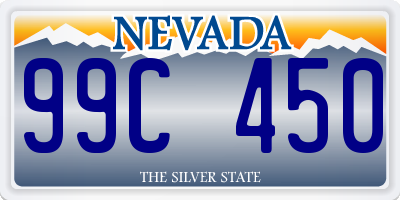 NV license plate 99C450