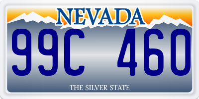 NV license plate 99C460