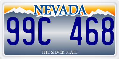 NV license plate 99C468