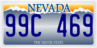 NV license plate 99C469