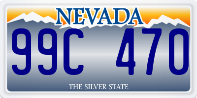 NV license plate 99C470