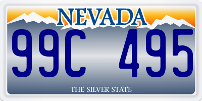 NV license plate 99C495