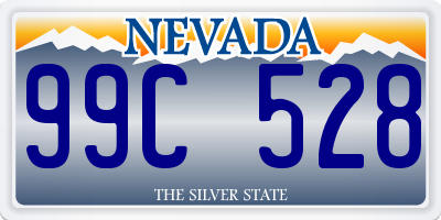 NV license plate 99C528