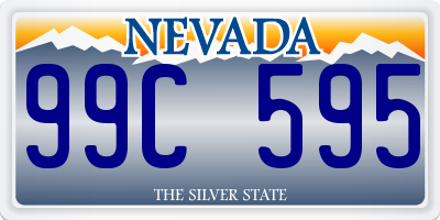 NV license plate 99C595