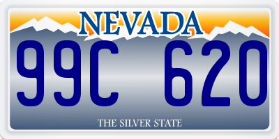 NV license plate 99C620