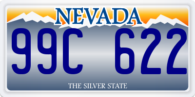 NV license plate 99C622