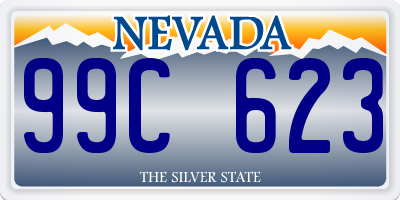 NV license plate 99C623