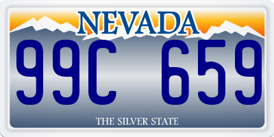 NV license plate 99C659