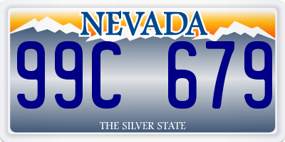 NV license plate 99C679