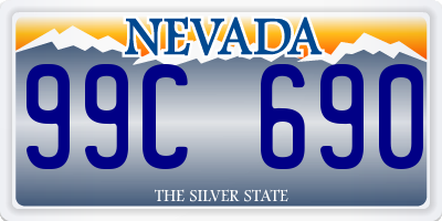 NV license plate 99C690